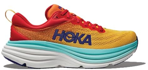 HOKA Bondi 8 Scarpe da Running Donna Rosa Giallo