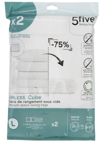 5five Kompressorbeutel air-cube, 2 Stück