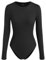 CIDER Women Long Sleeve Crew Neck Slim Fit Bodysuits Going Out Tops 2025 Casual Outfits, Black, Large