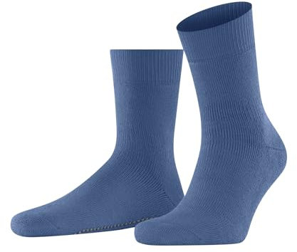 FALKE Herren Stoppersocken Homepads M Hp Wolle Baumwolle rutschhemmende Noppen 1 Paar, Blau Sky Blue 6868, 39/42 EU