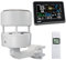 ECOWITT WIFI stazione meteo WS3902 con display LCD da 7,5 pollici per uso domestico, 3 in 1 Sensore meteo senza fili WS85 con pannello solare + un sensore di temperatura-umidità per esterni WN32