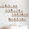 COVPAW Wandtattoo Buchstaben Zug Sterne Wandaufkleber Kinderzimmer Wandsticker Babyzimmer Kindergarten Schlafzimmer Wanddeko Geschenk für Baby Kinder Lernnen (BUCHSTABEN ZUG)