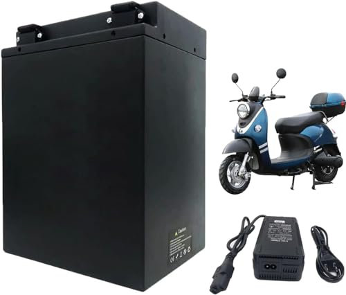 Dbtxwd 72VMotorradbatterie 72V 30Ah 40Ah 50Ah 55Ah 75Ah 100Ah Lithium-Li-Ionen-Akku Ersatz-Go-Kart-Batterie für 5000W -2000W Moped-E-Dreirad-Motorradmotor,72v 30ah