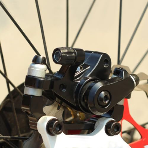 VGEBY Bike Disc Brake Caliper, Universal Bike Mechanical Disc Brake Aluminum Bike Front Rear Brake Caliper Comes with Mounting Screws Bike Brake (Rear disc brake (F180 R160))