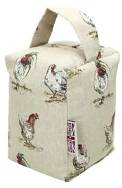 The Wheat Bag Türstopper, handgefertigt, Heimdekoration, Bauernhaus-Stil, Hühner
