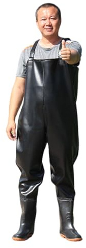 Chaoyilian Waders Traspirante da Pesca Stivale Scafandro Impermeabili,Trampolieri da Pesca Impermeabili,Salopette da Pesca,Traspirante,Impermeabile,per Cantieri edili,Pesca,allevamenti,Giardini