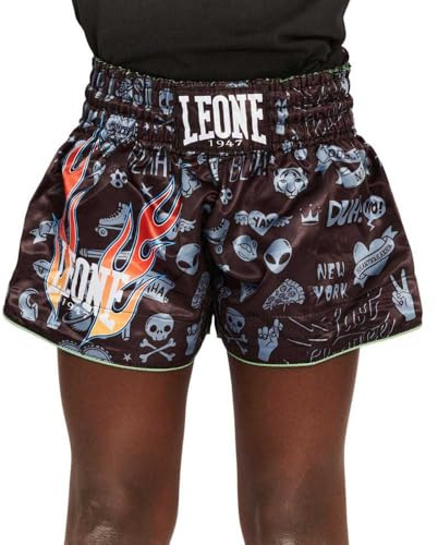 LEONE 1947 Unisex - Kinder und Jugendliche Kick-Thai Shorts Jr. Pantaloncini Boxe