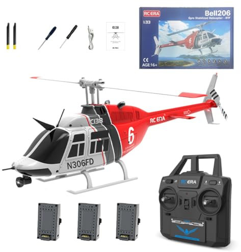 JOYARCH C138 Remote Control Helicopter with 6-Axis Gyro, 2.4GHz 6CH RC Military Aircraft with 6G/3D Flips, One Key Take Off/Landing, Airplane Toys Gift for Adults & Beginners