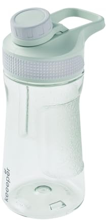 keeeper Trinkflasche, 530 ml, Auslaufsicher, Stoßfest, Rutschfest, Wasserflasche, 9,5 x 7,1 x 19 cm, daria, Nordic Green (Grün)