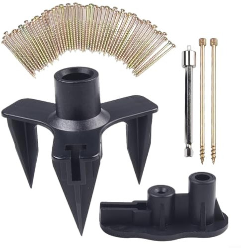 ZiStarlilife Kit de réparation de sol anti-bruit de grincement, 5 outils auxiliaires et 50 vis pour la plupart des tapis et planchers en bois dur