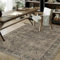 HUGEAR Waschbarer Braun Vintage Teppich Wohnzimmer 120x170cm Retro Rugs for Living Room Weich rutschfest Groß Tepich Kurzflor Schlafzimmer Carpet Living Room Bedroom Esszimmer Teppiche Büro