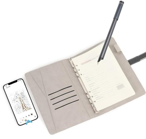 Ensemble de Styles et Ordinateur Portable Smart Digital avec Synchronisation en Temps Réel Convertir en Texte Bluetooth SmartPEN pour la Note Prise de Dessin électronique. (Black)