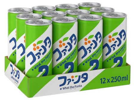 Fanta What The Fanta Mystery Retro - Japan export 12 x 250ml (0 Kalorien – Total Zero)