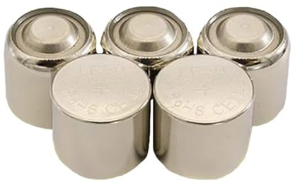 Ubarpt Lot de 5 piles alcalines LR50 1,5 V PC1A PX1