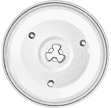 Piatto Microonde 27 cm in Vetro Universale – Piatto Rotante Ricambio Compatibile Codice 482000100016 – Attacco Centrale a Y con 3 Piedini – per Whirlpool Hotpoint Bauknecht Ignis