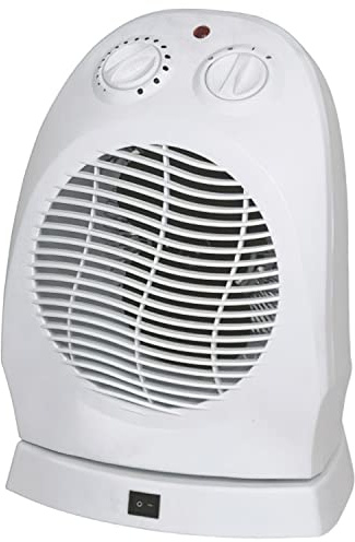 MAURER 22030230 Termoventilatore Oscillante 1000/2000 W, 19 litri, 0, Multicolore