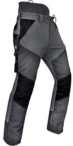 Pfanner Schnittschutzhose Kev-Extrem Klasse 1, Farbe:grau, Größe:M (kurzgr.)