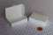 50 White quality cake favour boxes 120x90x35mm