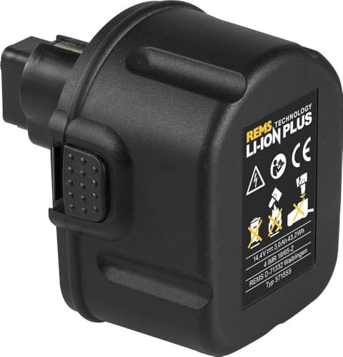 REMS Akku Li-Ion 3,2 Ah (14,4 Volt, Werkzeugakku für REMS Akku-Press, Akku-Radialpressen, kein Memoryeffekt, hochbelastbar) 571555