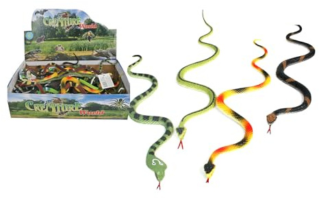 B & G 8er Set Schlangen bunt - 8-Fach Sortiert - ca. 30 cm