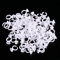 100 Pack Tattoo Ink Rings Disposable Microblading Pigment Glue Holder Cup Semi Permanent Makeup Eyelash Eyebrow Tattooing Ink Caps Small (Medium Without Divider)