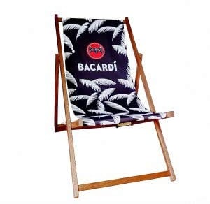 Bacardi Holz Sonnenliege Strandliege Liegestuhl aus Holz Gartenliege Klappstuhl