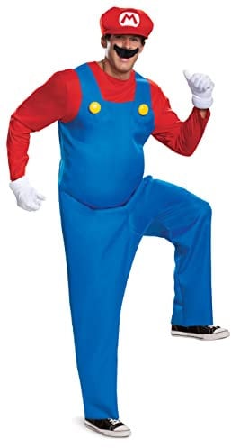 Nintendo Super Mario Brothers Deluxe Gaming-Kostüm für Erwachsene