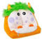 Bookmonster Deluxe Luca - Lesekissen - orange/grün/weiß: mit Taschen und Griff - für Bücher, Tablets und E-Reader