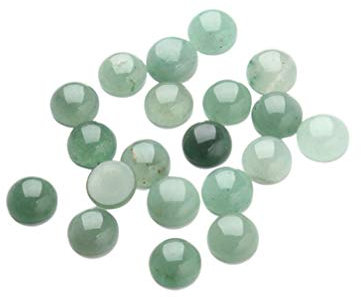 20st Kristall-cabochons Steinkuppelperlen Halbrunde Lose Perlen Schmuckperlen Und Zubehör Perlen Zur Schmuckherstellung Edelsteine aus Flatback-kristall Charme Jade-perlen