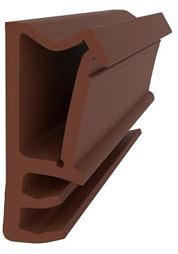 Flügelfalzdichtung für Holzfenster – Braun - 6 Meter - 12 mm Falzhöhe - 4-5 mm Nutbreite - Fensterdichtungen Holzfenster - Fenster Dichtung