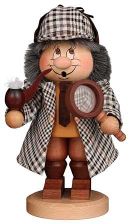 Ulbricht Seiffen Räuchermännchen Wichtel Sherlock Holmes Neu 2022