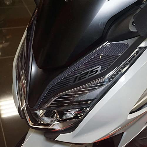 labelbike - 3D Harzaufkleber für die Frontnase des Rollers kompatibel mit Honda Forza 125 2022