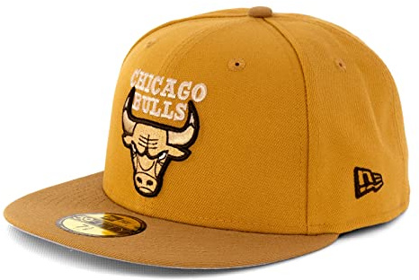 New Era Cap 59FIFTY Herren Basecap NFL NBA MLB Limited Edition (Chicago Bulls Brown, 7 1/4)