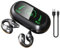 Panlouting Bluetooth 5.2 Kopfhörer Open Ear Clip-on HD Stereo Geräuschunterdrückung Berührungssteuerung Mikrofon LED-Leistungsanzeige mit Ladebox für Sport Radfahren Fitnessstudio Fahren Laufen