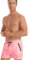 TMEOG Costume Uomo Mare Costumi da Bagno Piscina Nuoto, Pantaloncini Uomo Sportivi Palestra Running Pantaloni Corti Estivi Calzoncini Corsa Surf con Tasca a Cerniera(Rosa,L)