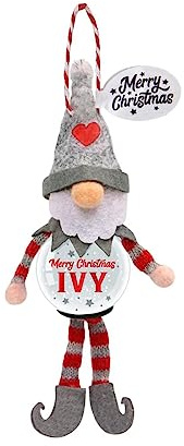 Personalised Snowglobe tree decoration (Ivy)