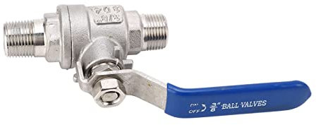 Vollbohrungs-Kugelhahn, Gerade Bohrung DN10 3/8-Zoll-NPT-Kugelhahn für Mechanische Ausrüstung