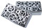 Guyker Humbucker Pickup Cover (50mm/52mm Polabstand) - Cupronickel Brücke und Hals Pickups Rahmen Set Ersatzteile für Les Paul LP Style E-Gitarre, Gear Style, Chrom