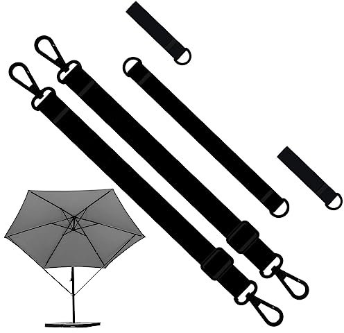 lembrd Parasol Strap, Wind Lock For Large Cantilever Parasols, Fixed Strap For Parasols, Wind Protection Straps For Large Cantilever Parasols, Adjustable Weatherproof Fixed Strap For Any Parasol