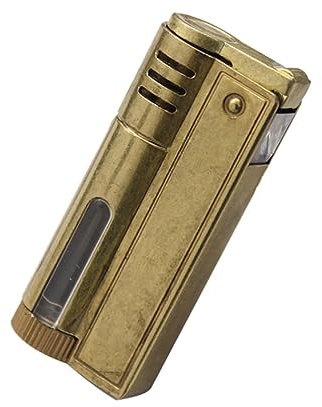 Vintage Kerosin-Feuerzeug, weiches Flammenfeuerzeug, Metall-Kerosin-Feuerzeug, Vater-Ehemann-Geschenke/Ornamente for Männer (Kerosin Nicht im Lieferumfang enthalten)