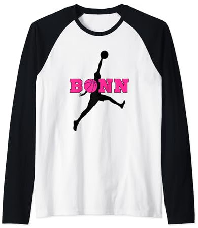 Bonn Basketball Fan Support Rheinland Stadion pink Raglan