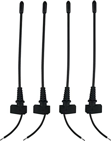 Osmond 4 StüCk Mikrofon Antenne Geeignet für EW100G2/100G3 Funk Mikrofon Bodypack Reparatur Mikrofon Teil Ersetzen