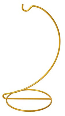 Wilitto Glass Ball Hanger Hanging Plant Stands Ornament Stand Holder for Balls Spiral Design Iron Rack Air Terrarium Wedding Home Office Garden Golden