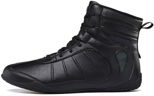 Blissbuilt Herren Boxschuhe,Unisex Wrestling-Schuhe,rutschfeste Atmungsaktiv Robuste Trainingsschuhe,high-top-Boxschuhe Bequeme Fitnessstiefel,Wrestling-Trainingsschuhe,FüR Bodybuilding Kraftsport