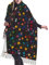 DRGFCXE Bunter fünfzackiger Stern, Kaschmir-Quastenschal, Damen-Schal, Wickelschal, leichter Damen-Schal, Fransen, Spitzenschal, Vintage-Schal, Herbst-Winter, Fransenschal, Schwarz , One size