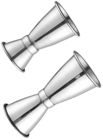 Ciieeo Messbecher Aus Edelstahl – Messset Für Amerikanische Tassen Barzubehör Cocktail-messbecher Unzenbecher Nesting-set