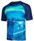 SURFEASY Men's Short Sleeve Rash Vest Swim Shirt, UPF 50+ Sun Protection Quick Dry Rashguard(Ocean/Navy,S)