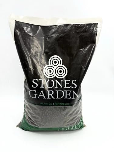 Stones Garden Liapor Blähton Trockenschüttung Hohlraumfüllung Substrat Schüttung Fein 4-8mm 5L - Drainage, Bodenbelüftung, Schimmelverhinderung, nachhaltige Lösung für Gartenbau, Töpfe und Hydroponik