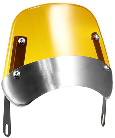 Roller Windschutzscheibe | Retro-Design Lenker Windschild - Powersports Ausstattung Für Roller Sportmotorrad Fahrrad Outdoor Aktivitäten Frauen Männer Familie