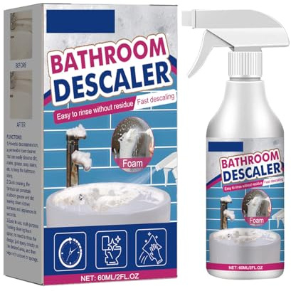 Badezimmer Reiniger Schaum,Multipurpose Bathroom Foam Cleaner,Stubborn Stains Cleaner,Reiniger für Hartnäckige Flecken,Bathroom Descaler Foam,60ml